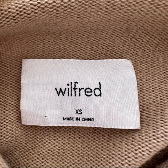 Wilfred Montpellier Tan100% Merino Wool Turtleneck XS - Picture 6 of 8